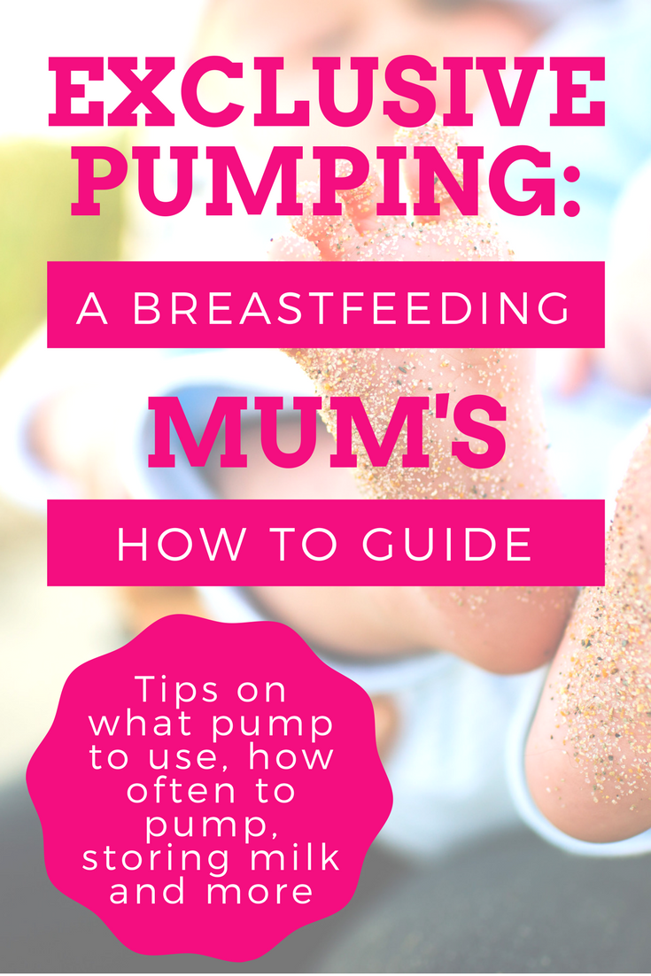 Exclusive pumping tips to combine breast and bottle feeding