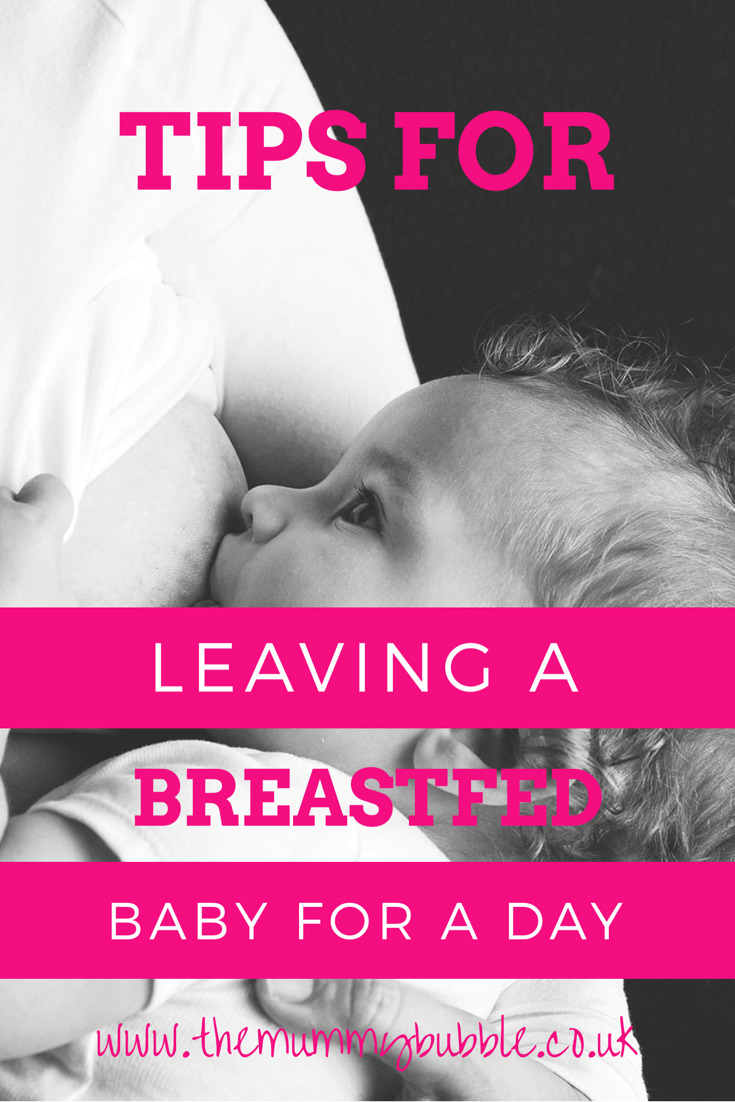 Tips for leaving a breastfed baby for a day