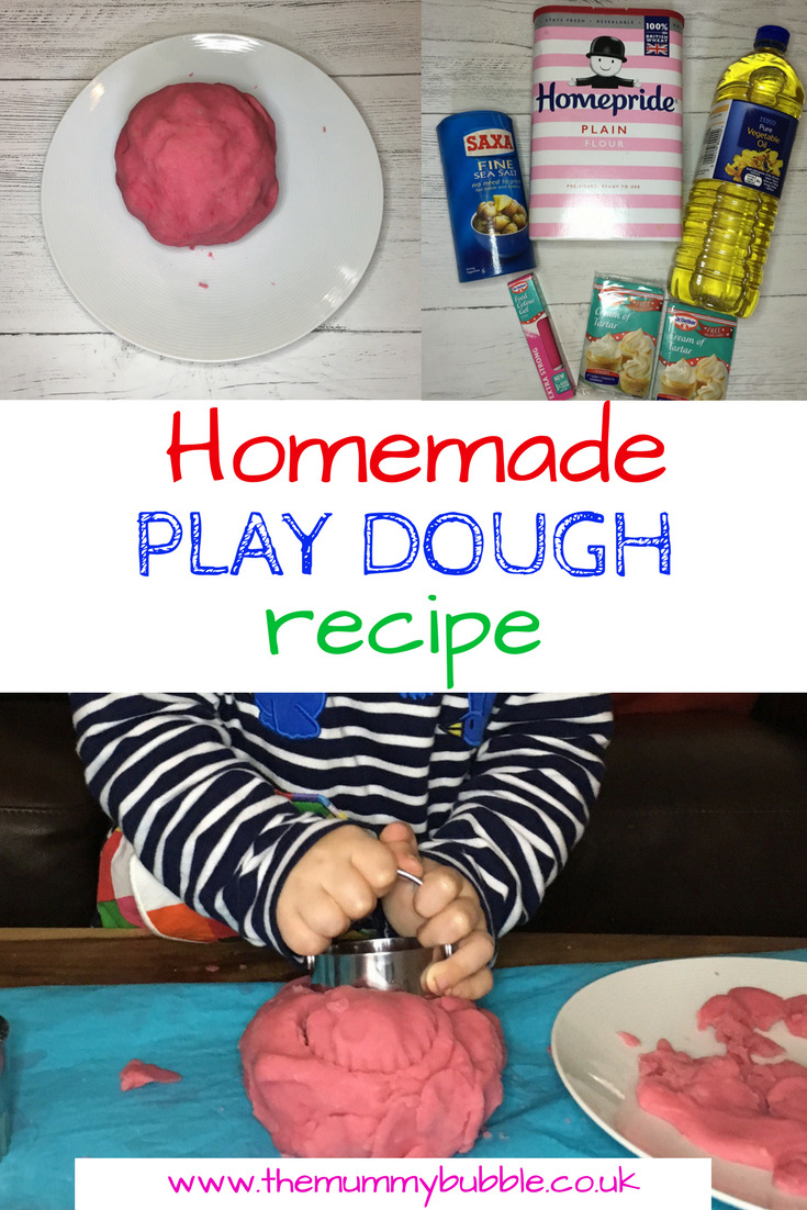 Homemade play dough recipe 
