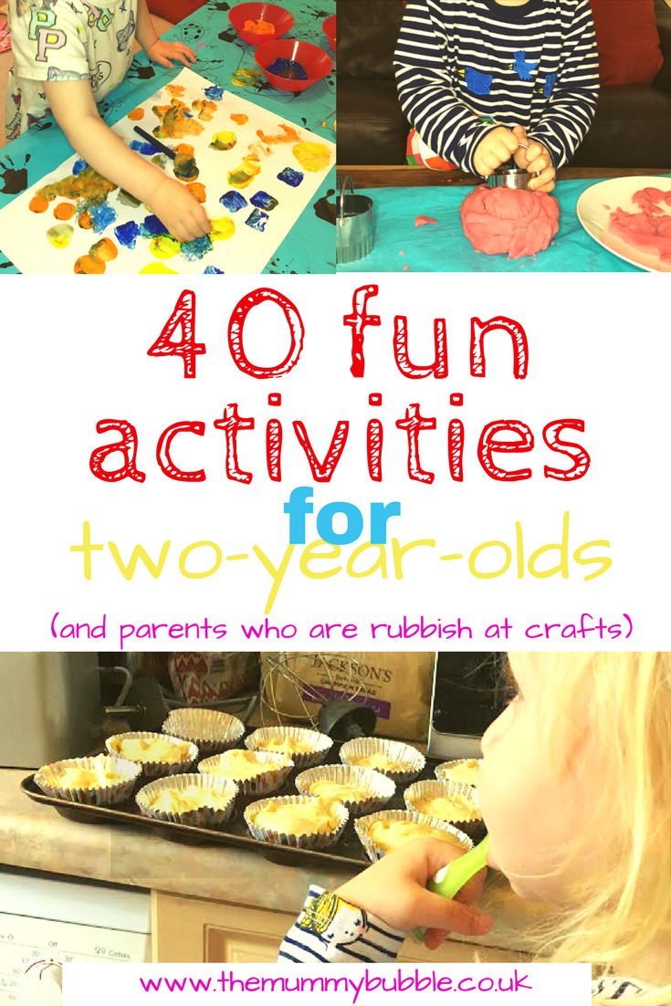 40 fun activities for two-year-olds #parenting #toddler