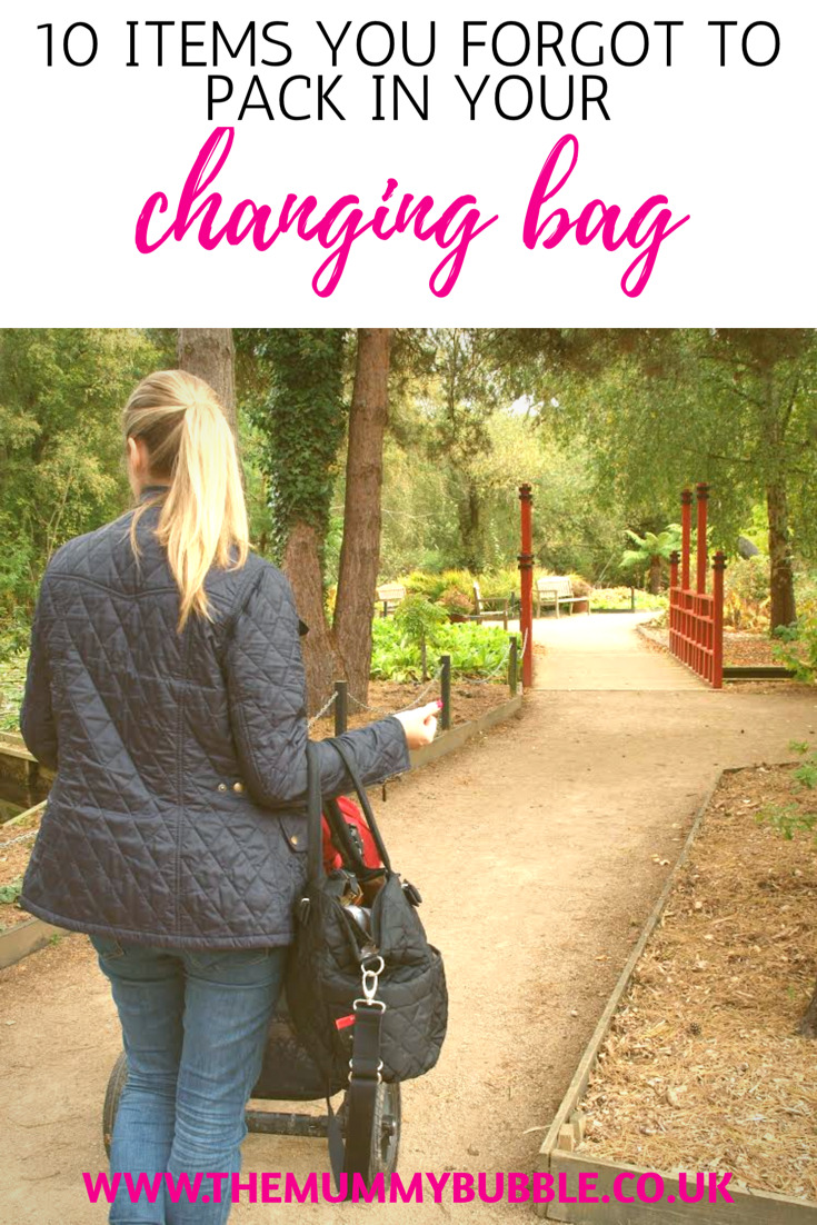 10 items you forgot to pack in your changing bag