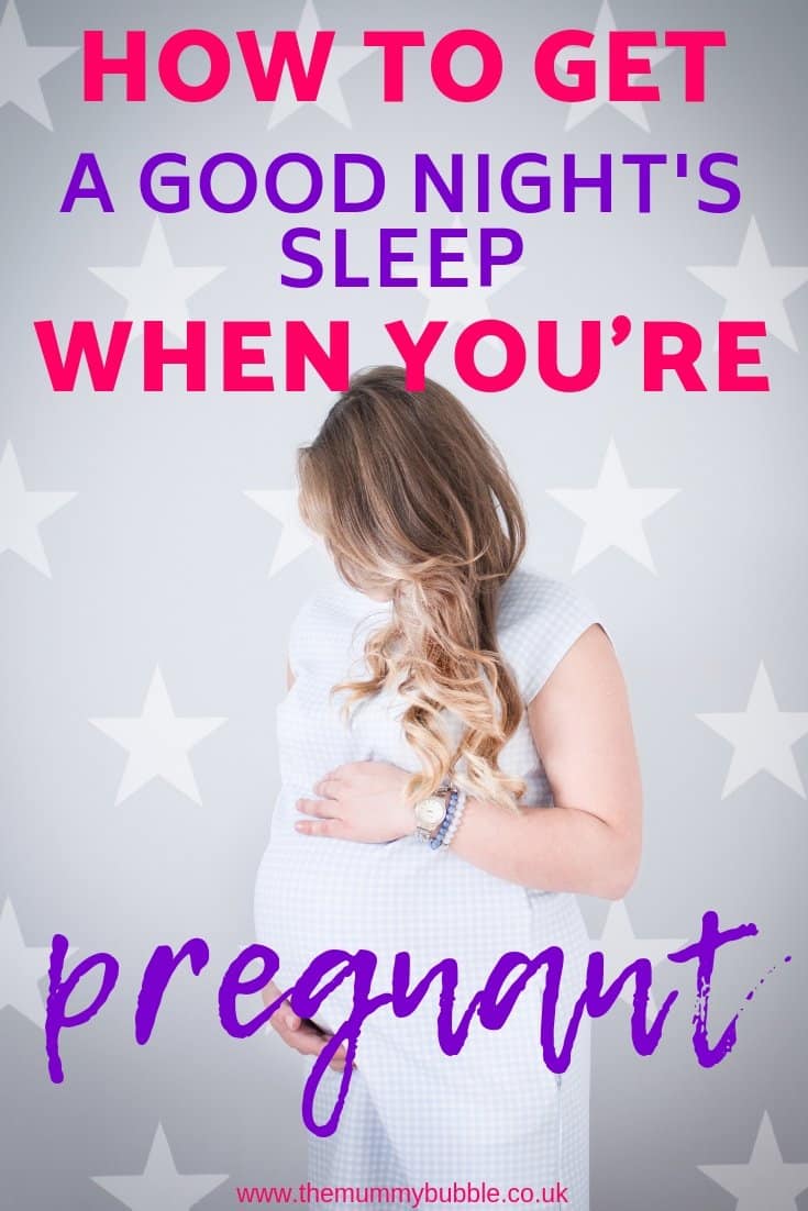 How to get a good night's sleep when you're pregnant