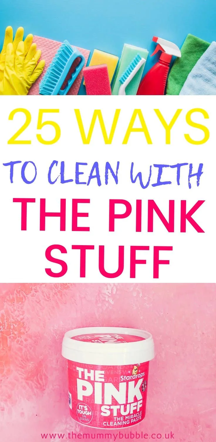 25 ways to clean with The Pink Stuff