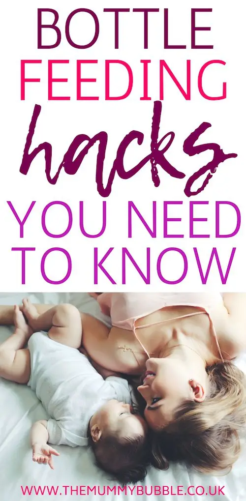 Bottle feeding hacks for baby