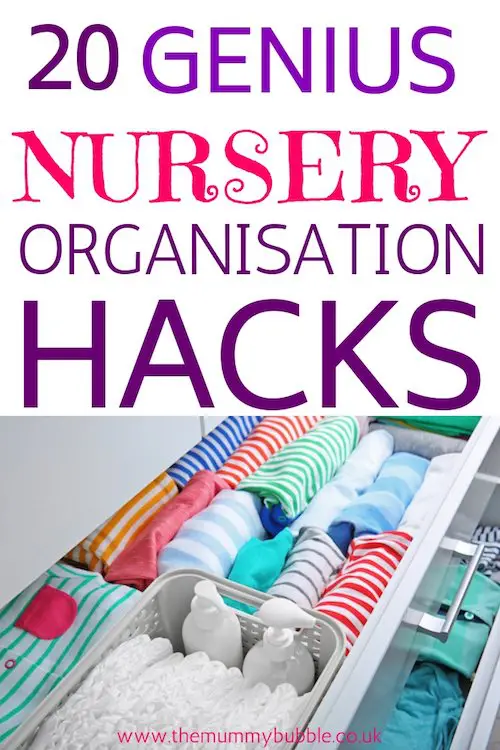 Genius nursery organisation and storage hacks