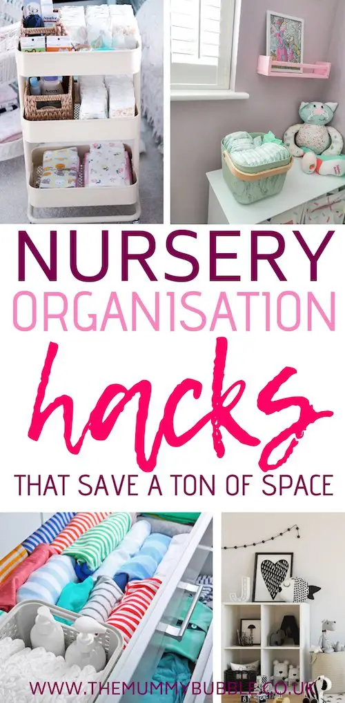 Nursery organisation hacks to save you a ton of space in your baby's room