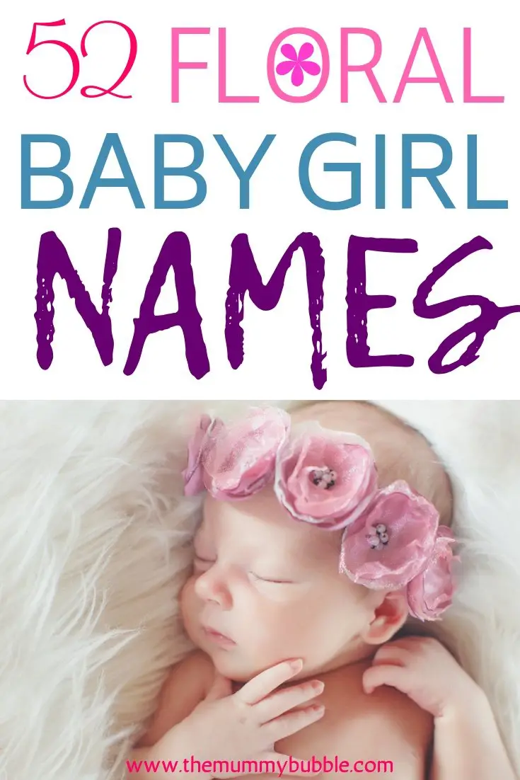 Floral baby girl name ideas