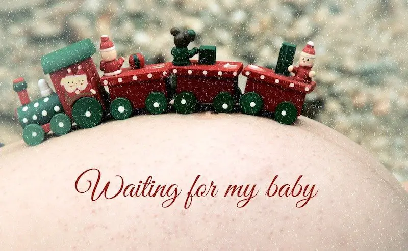 Pregnant at Christmas time
