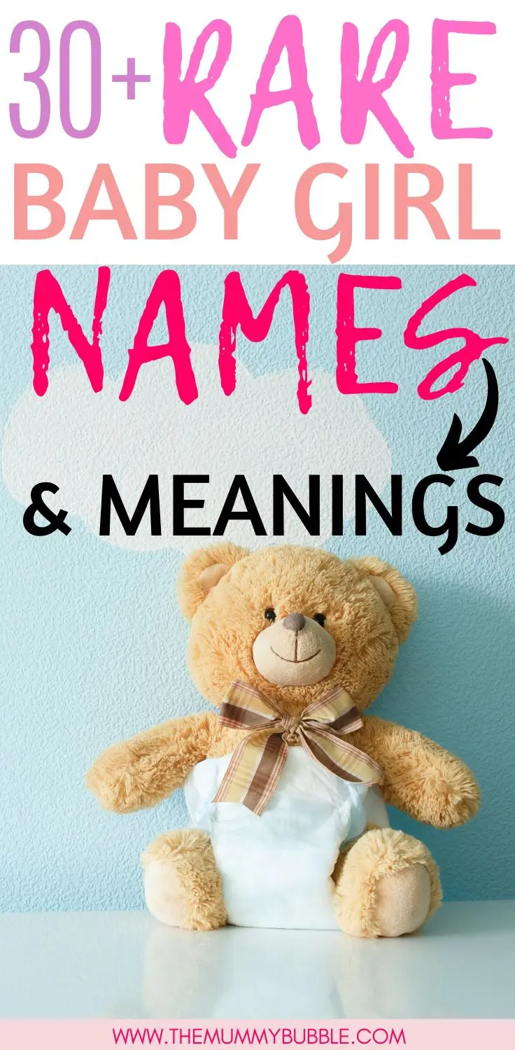 30 rare baby girl names and their meanings
