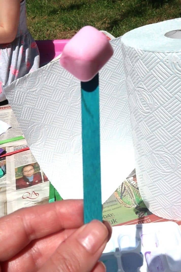 Frozen paint for toddler summer painting craft