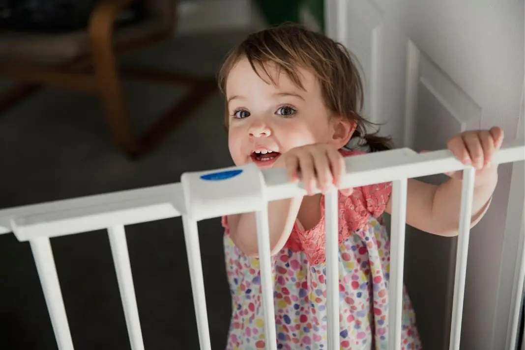 toddler stair gate for staircase safety 