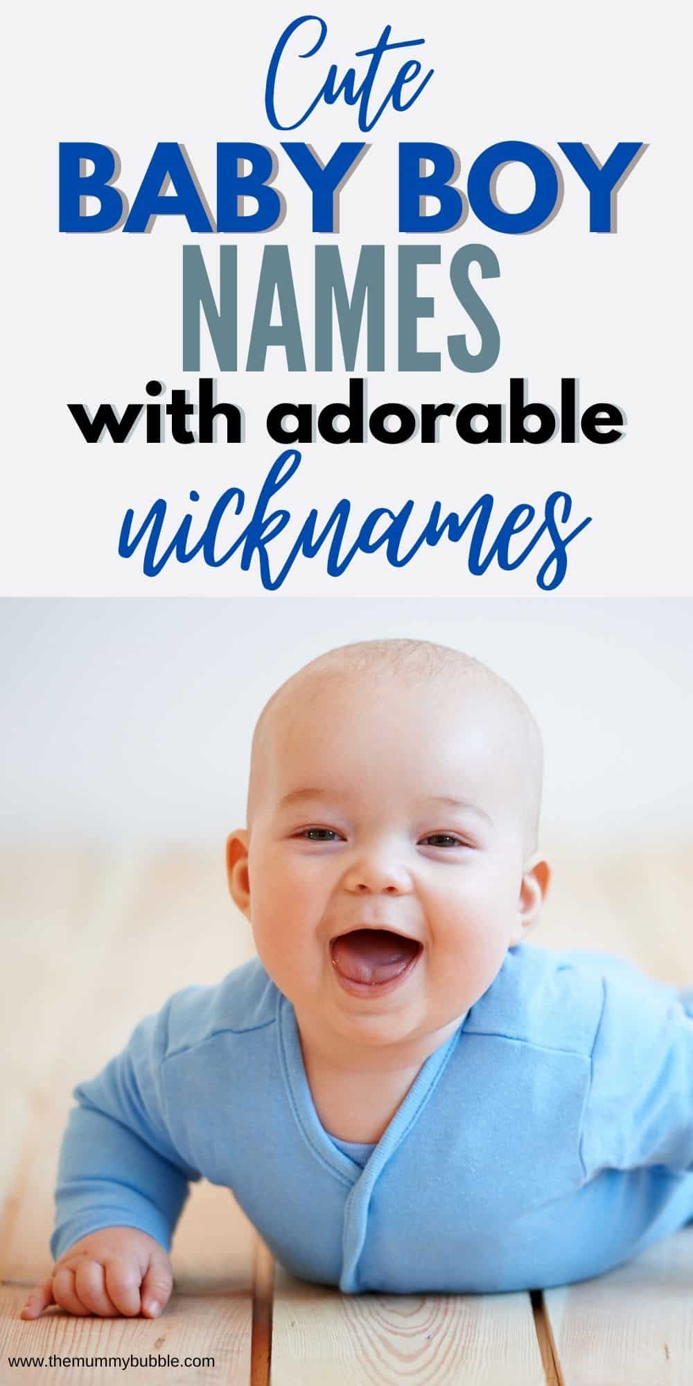 cute baby nicknames boy