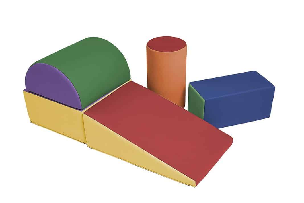 Soft blocks set climbing toy for 1 year olds 