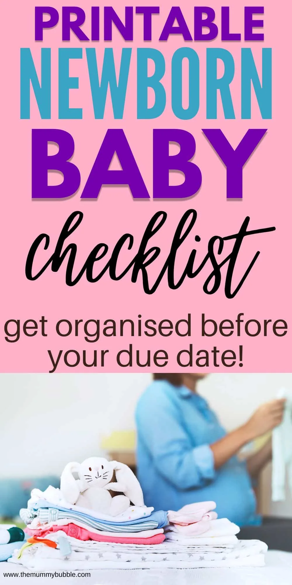 Printable newborn baby checklist 
