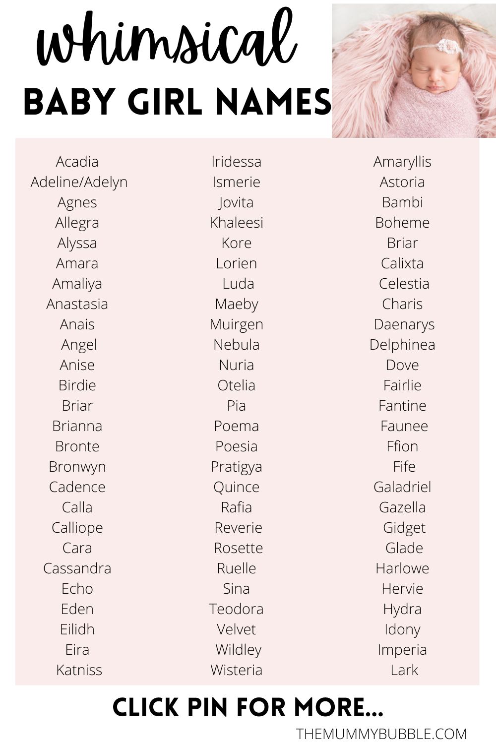 unique baby girl names