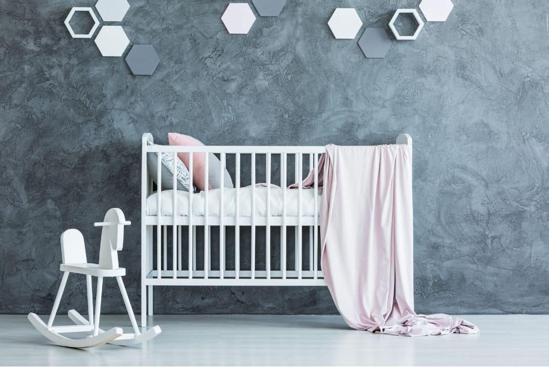 Baby crib mattress at highest level