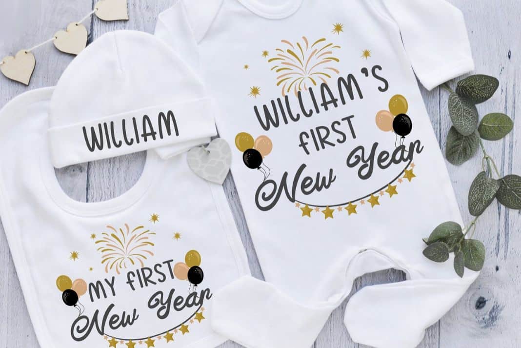 Outfit for baby to wear on New Year's Eve