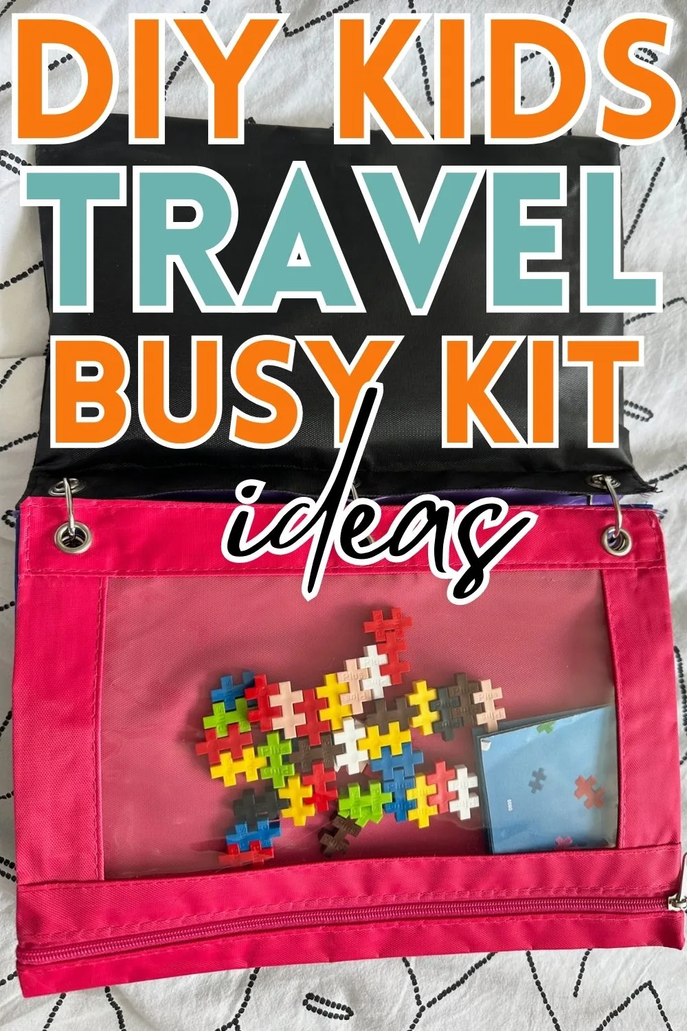 Diy Travel Busy Bag For Kids - The Mummy Bubble