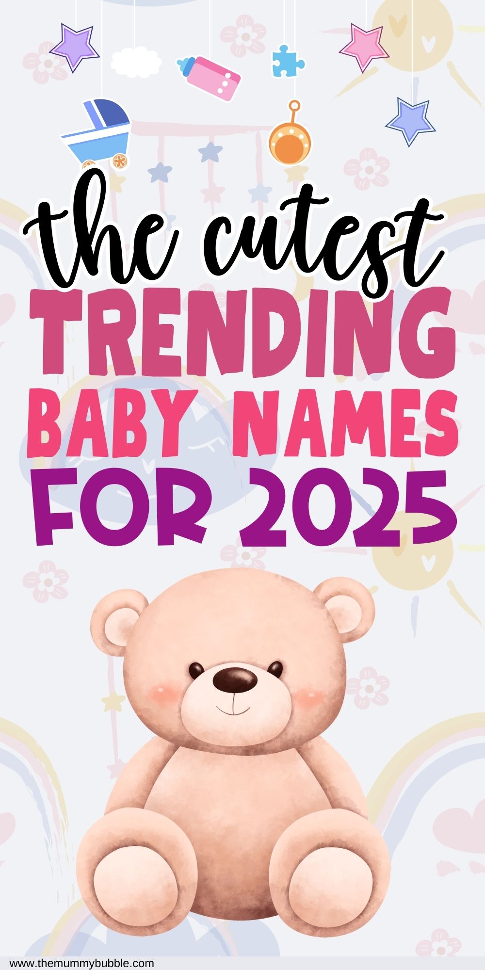 Baby name trends for 2025