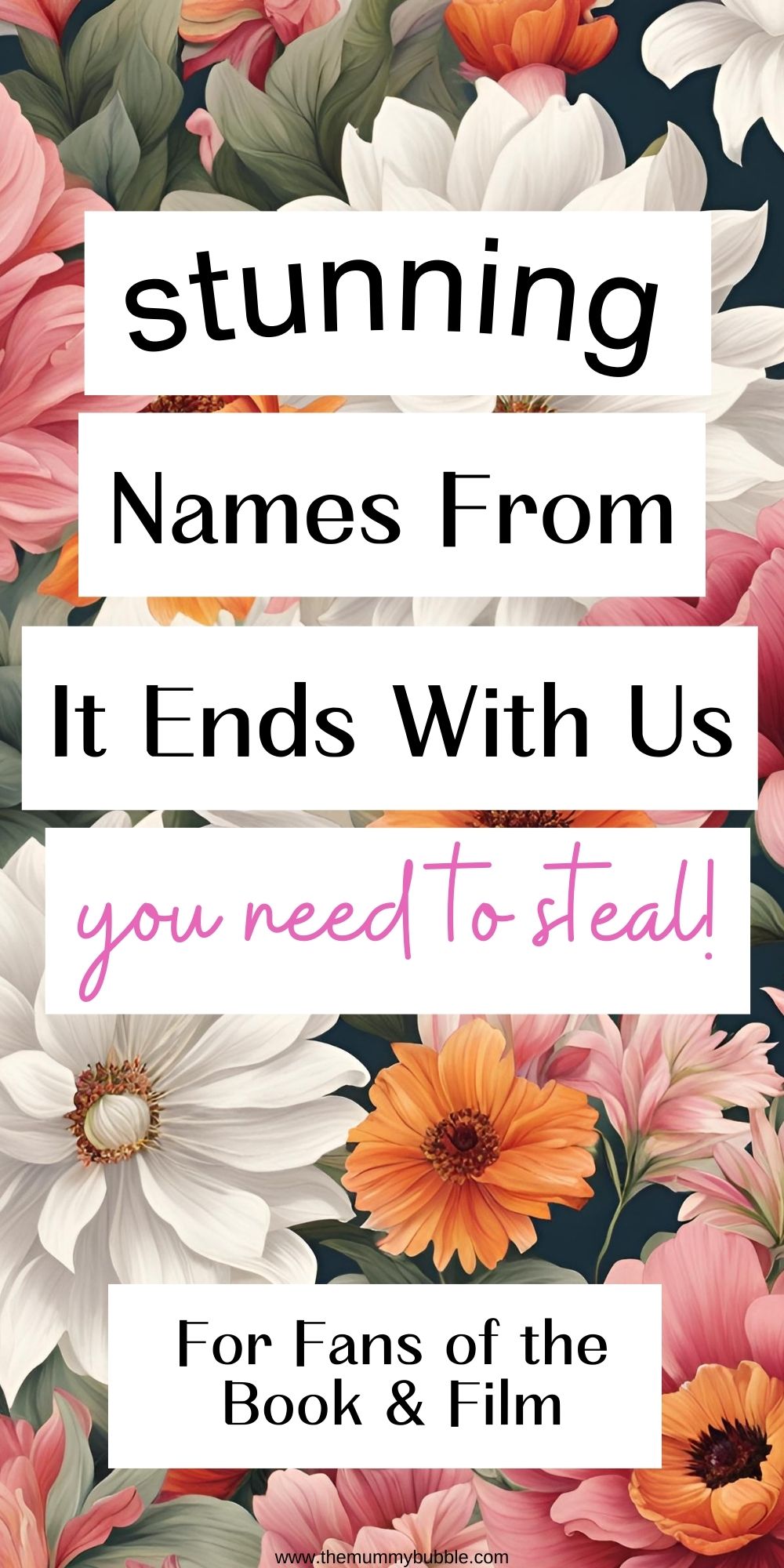 Colleen Hoover It Ends With Us Names