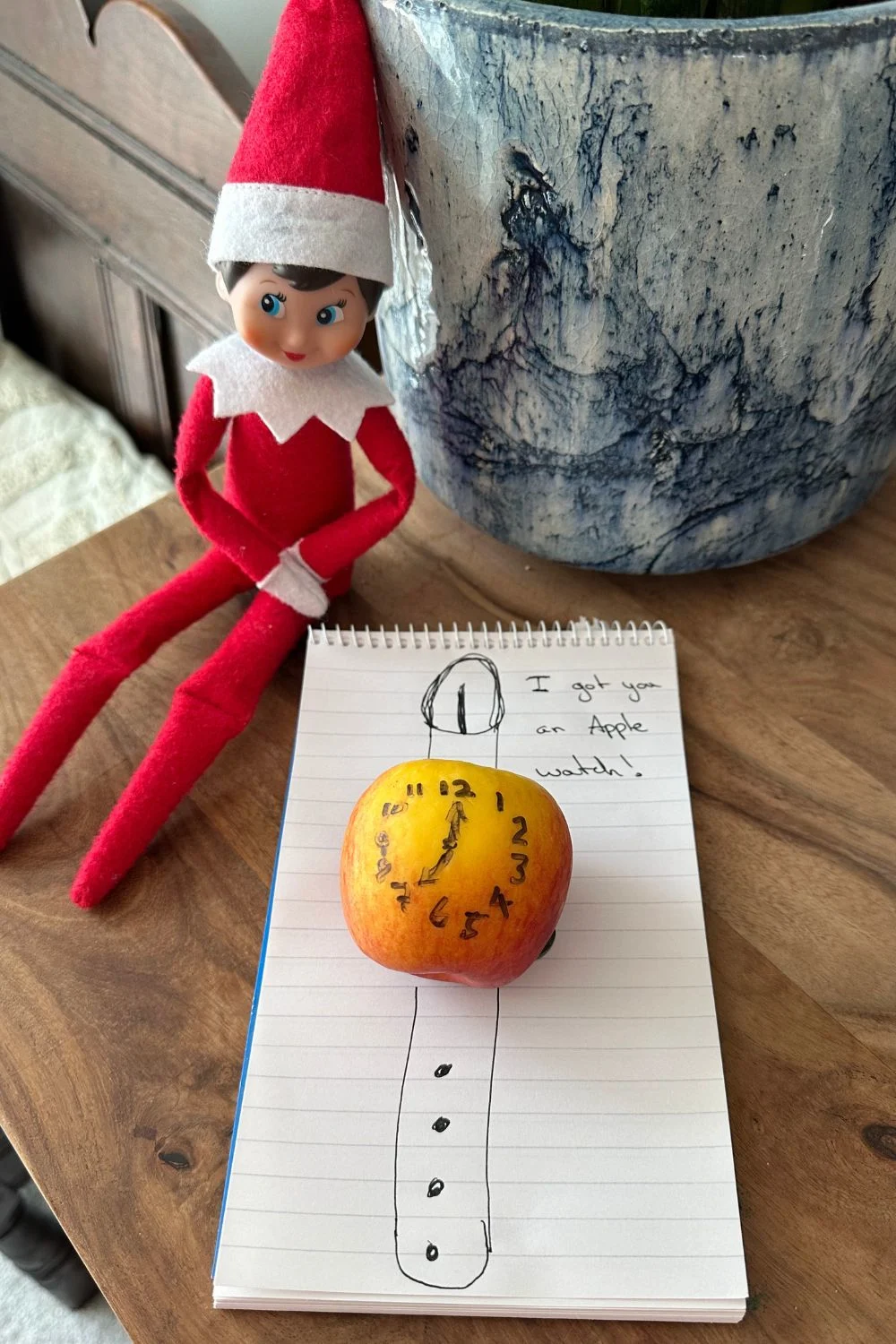 Elf bought an Apple watch