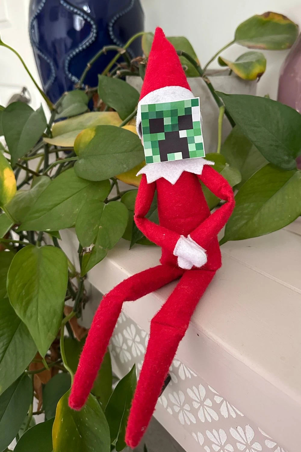 Elf on the Shelf Minecraft Creeper idea
