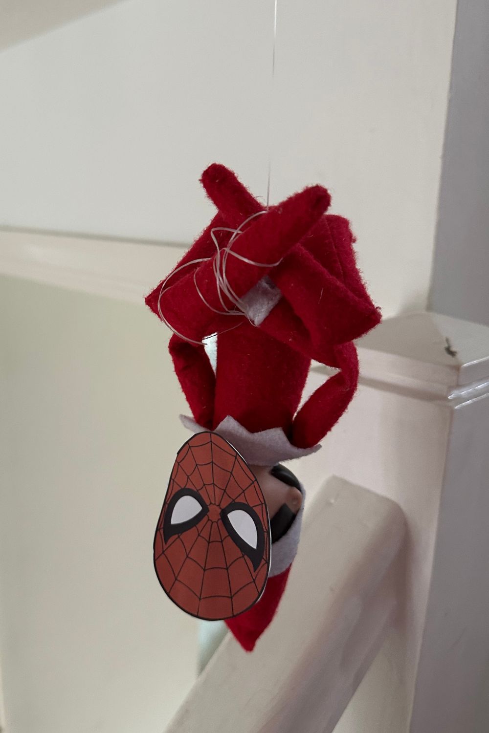 Elf on the Shelf spiderman