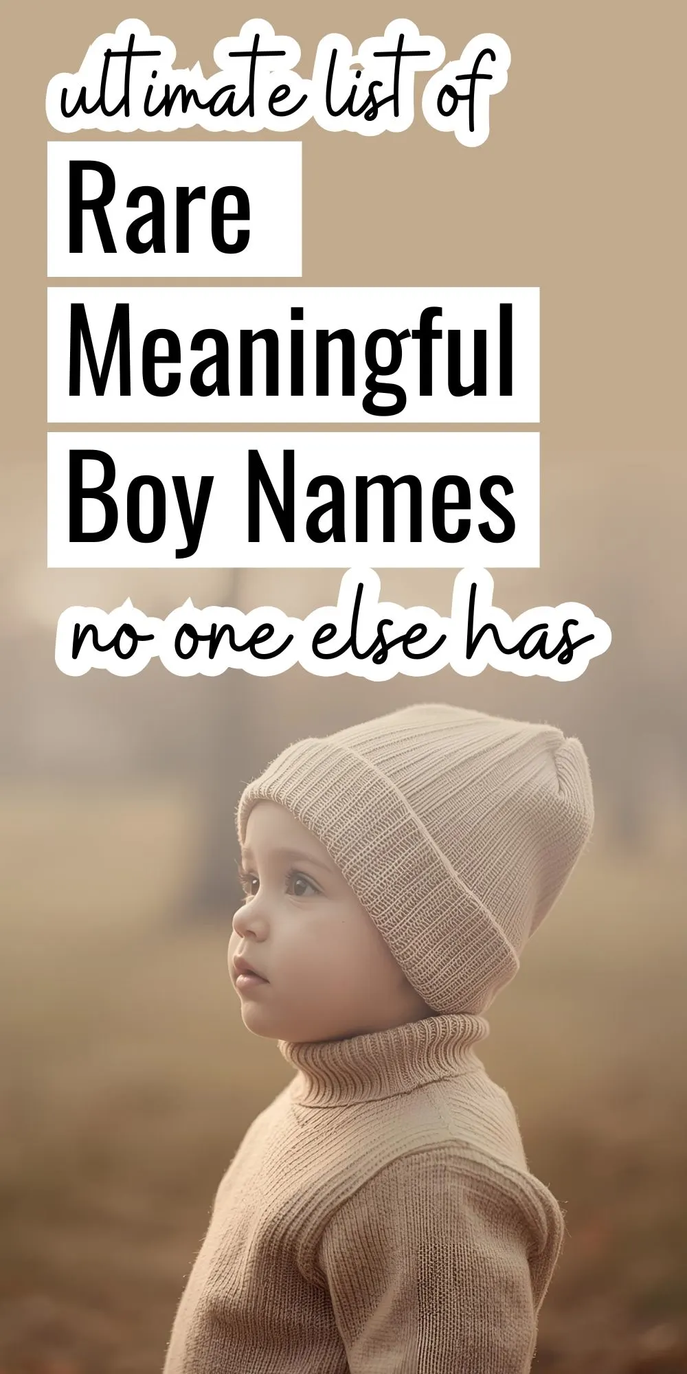 rare meaningful boy names