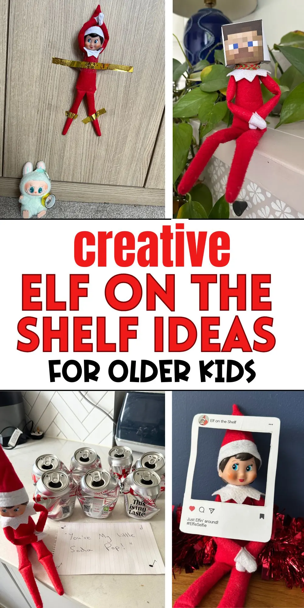 elf on the shelf ideas for teens and tweens