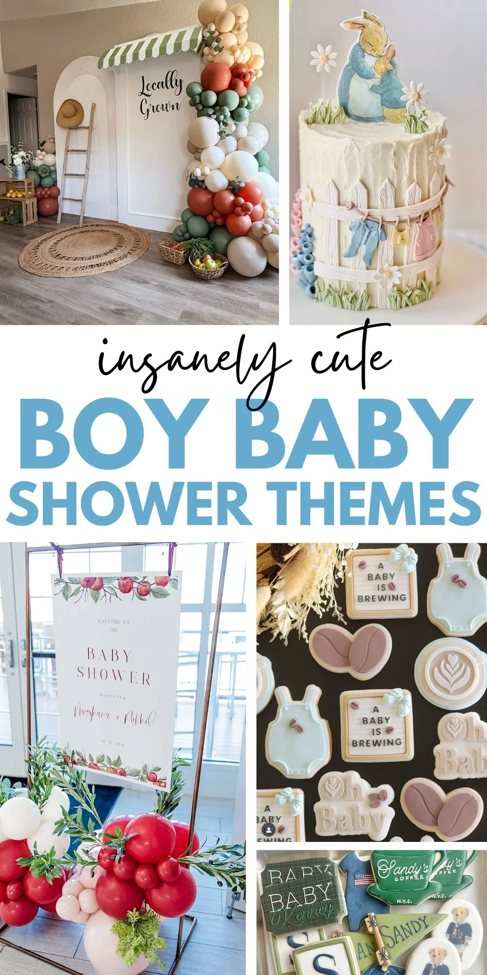 baby shower themes for boys