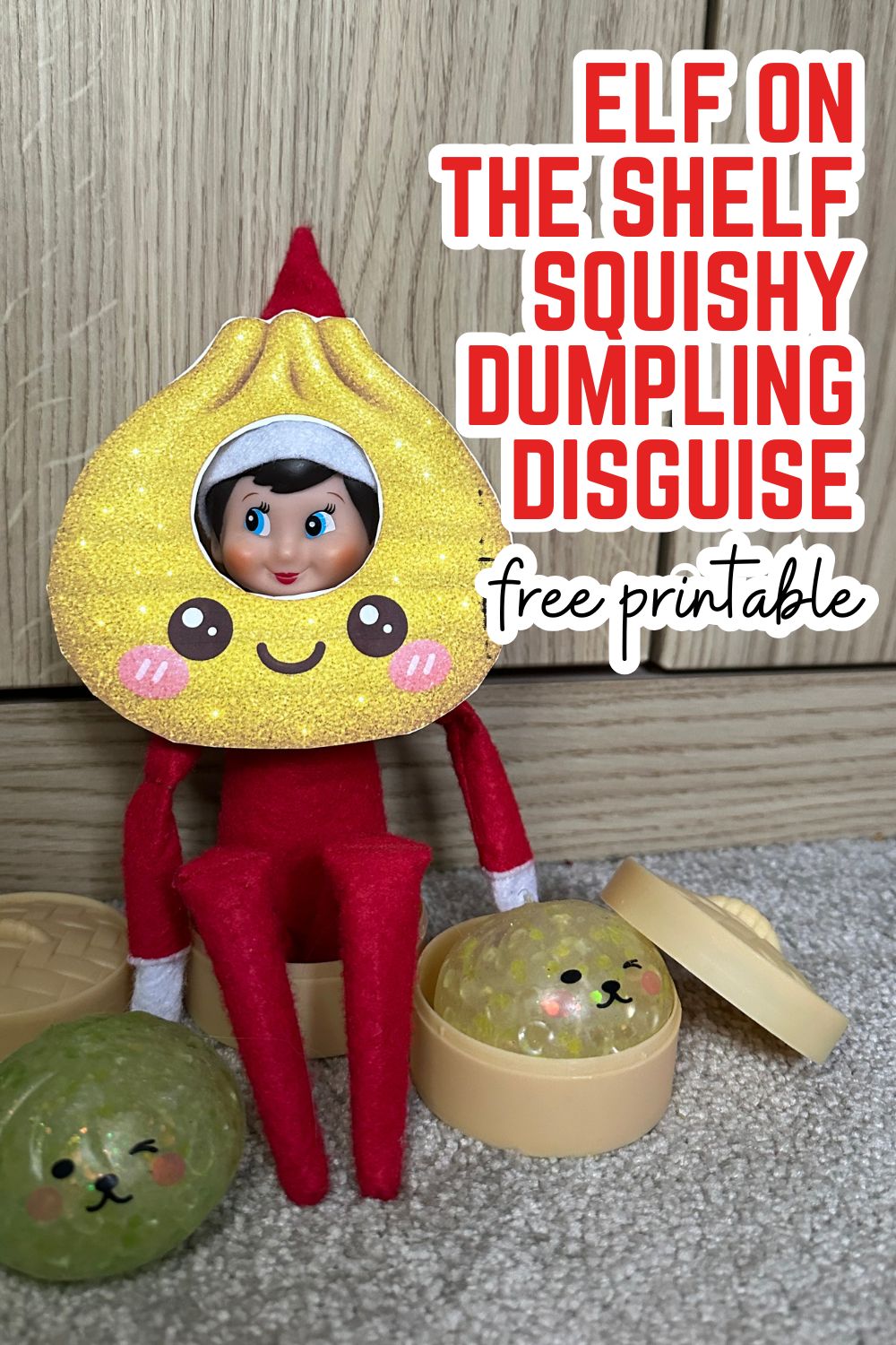 elf on the shelf squishy dumpling idea